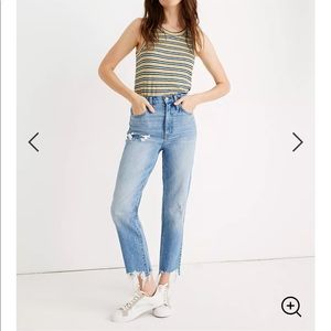 Madewell Classic Straight Jean Corrie Wash